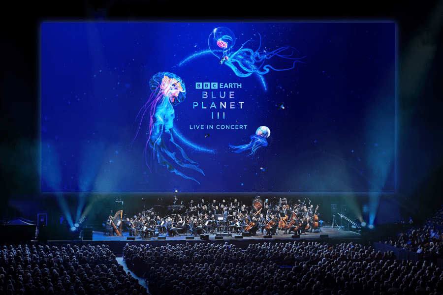 The City of Prague Philharmonic Orchestra performing live on stage